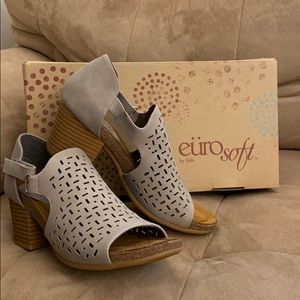 Eurosoft by Sofft Addley Heeled Grey Sandals